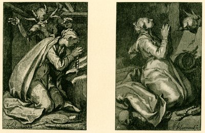 Saints pénitents - Abraham Bloemaert
