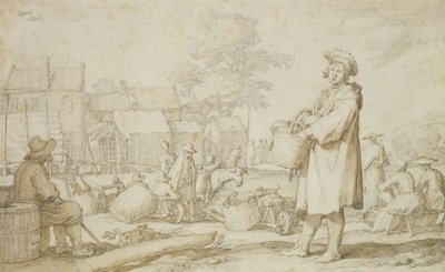 Scène de marché - Abraham Bloemaert