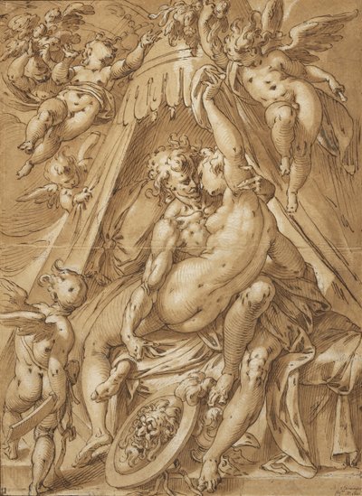 Mars et Vénus - Abraham Bloemaert