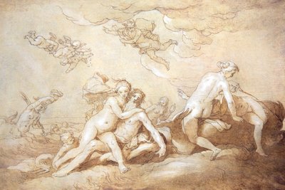 Neptune et Amphitrite - Abraham Bloemaert