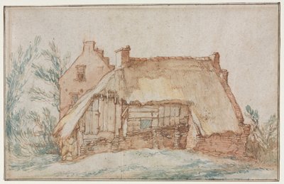 Cottage de paysans recto, vers 1600 - Abraham Bloemaert