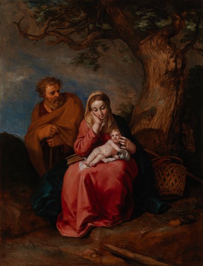 Le reste de la fuite en Égypte - Abraham Bloemaert
