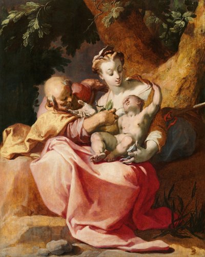 Le Repos pendant la fuite en Égypte, 1592 - Abraham Bloemaert