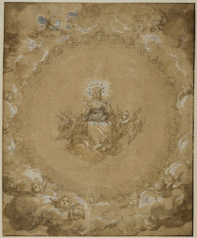 La Vierge en gloire - Abraham Bloemaert
