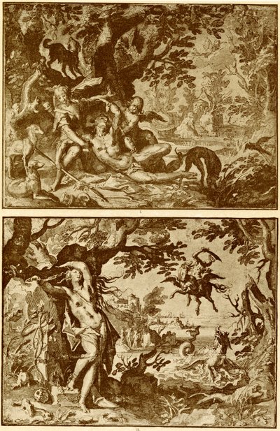 Vénus et Adonis - Abraham Bloemaert