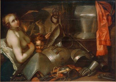 Vénus et Cupidon dans la forge de Vulcain - Abraham Bloemaert