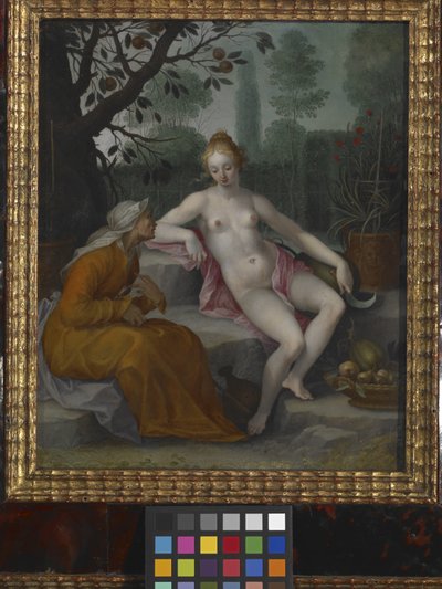 Vertumne et Pomone - Abraham Bloemaert
