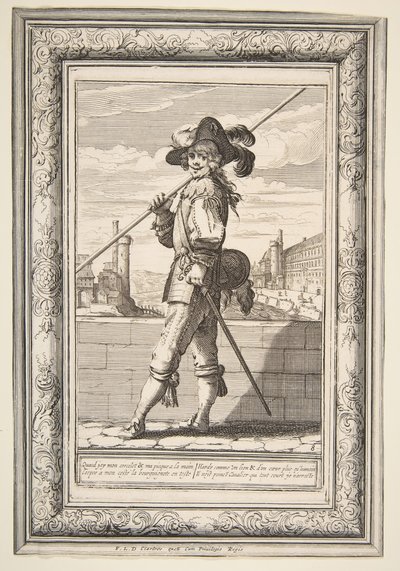 Un piquier - Abraham Bosse