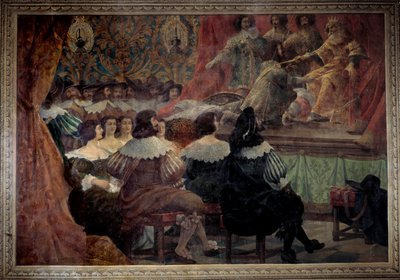 Représentation théâtrale au XVIIe siècle au Château de Grosbois - Abraham Bosse