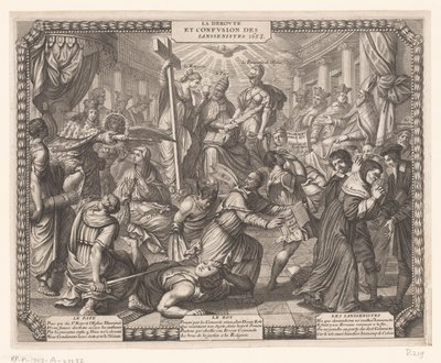 La déroute et confusion des Jansénistes - Abraham Bosse