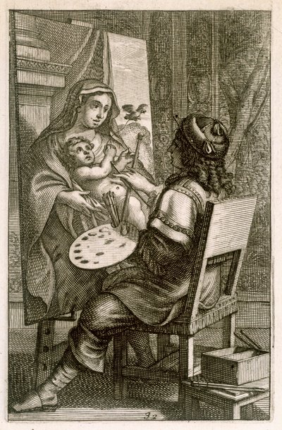 Artiste au travail, de 