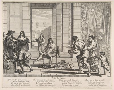 Mendiants vêtus, 1635 - Abraham Bosse