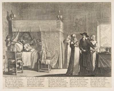 La Mort du mauvais riche - Abraham Bosse