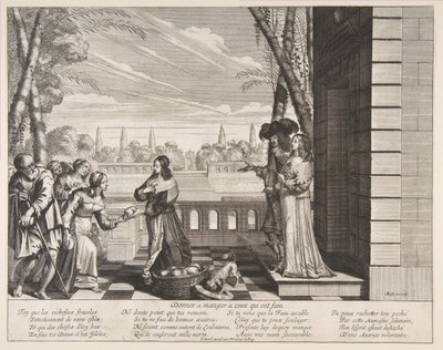 Nourrir les affamés - Abraham Bosse
