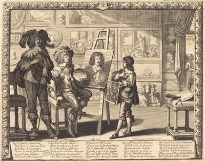 Le noble peintre - Abraham Bosse