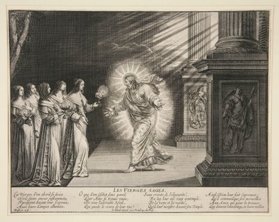 Les Vierges Sages: Les Vierges Folles (6 sur 7 estampes de la série) - Abraham Bosse
