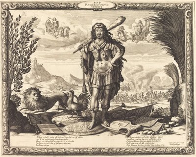 Louis XIII en Hercule - Abraham Bosse