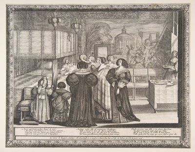 Retour du baptême, 1633 - Abraham Bosse