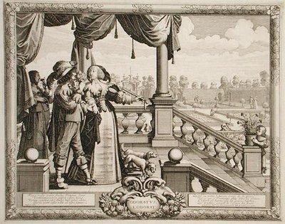 Printemps, c.1630-40 (gravure) - Abraham Bosse