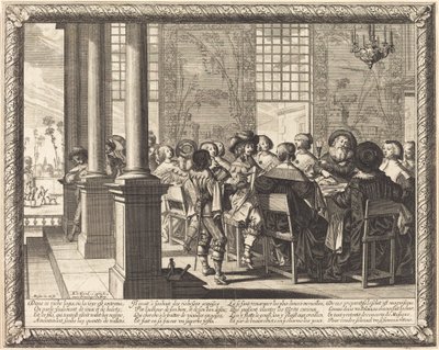 Le festin célébrant le retour du fils prodigue - Abraham Bosse