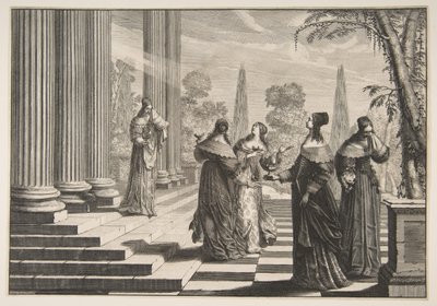 Les Vierges folles rejetées, vers 1635 - Abraham Bosse