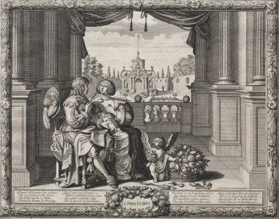 Les Quatre Saisons : Printemps, 1635 - Abraham Bosse