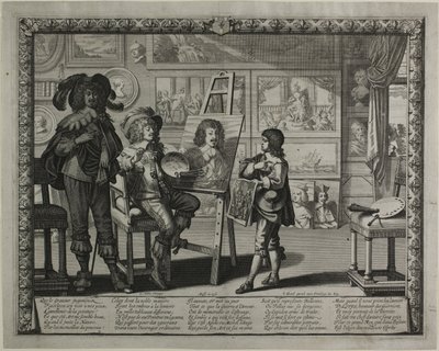 Le Noble Peintre - Abraham Bosse