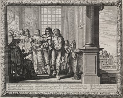 Le Fils prodigue : Préparation pour le festin - Abraham Bosse