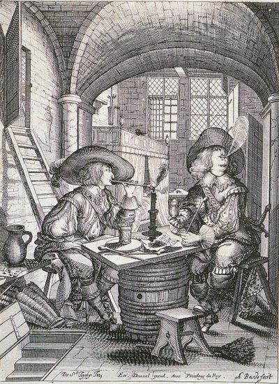 Les fumeurs - Abraham Bosse