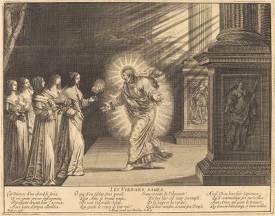 Les Vierges sages portant leurs lampes - Abraham Bosse