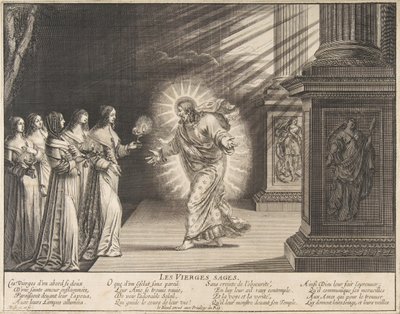 Les Vierges Sages devant le Christ, vers 1635 - Abraham Bosse