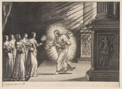 Les Vierges Sages devant le Christ - Abraham Bosse