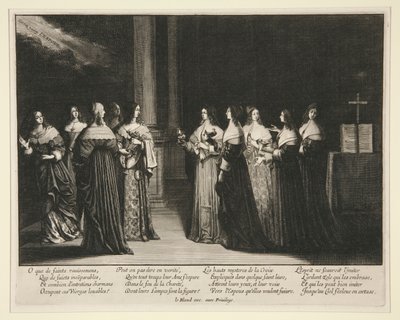 Les Vierges sages et folles - Abraham Bosse