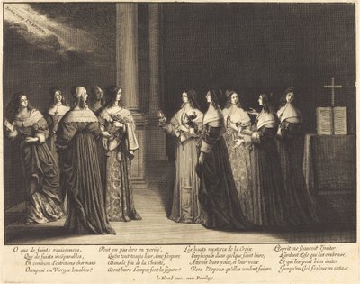 Les vierges sages et folles ensemble - Abraham Bosse