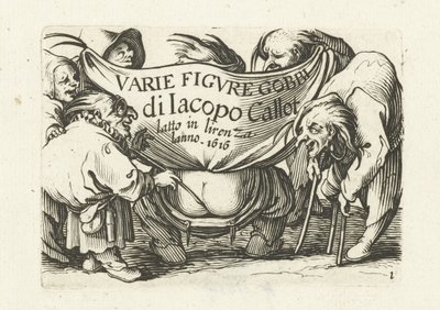 Page de titre pour la série de gravures 