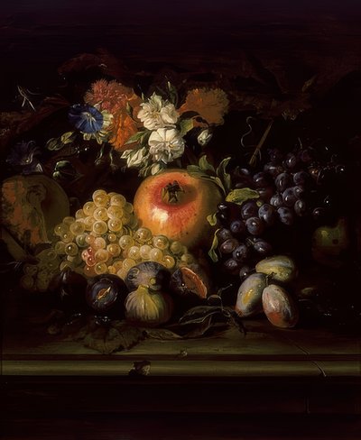 Nature morte avec fleurs et fruits - Abraham Brueghel