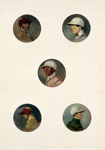Études de jockeys - Abraham Cooper
