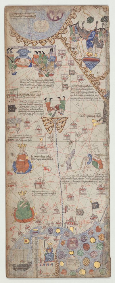 Atlas catalan, Feuille 11 - Abraham Cresques