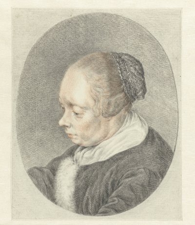 La Fileuse (détail) - Abraham Delfos
