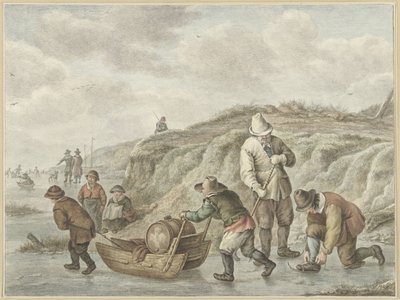 Divertissement sur glace - Abraham Delfos