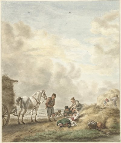 Scène de moisson - Abraham Delfos