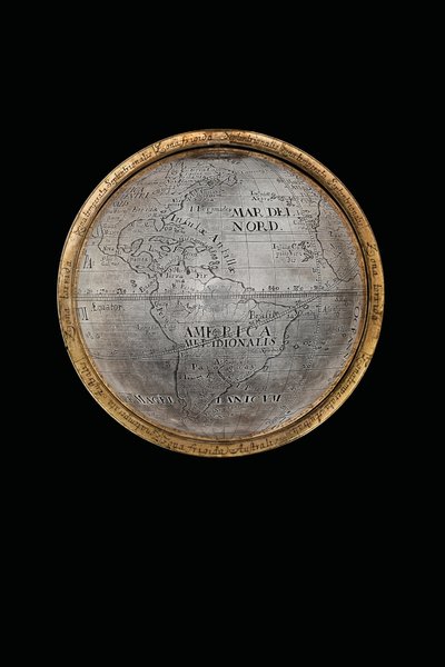 Deux globes terrestres et célestes exceptionnels, soutenus par Hercule et Atlas, Augsbourg, 1697-99 - Abraham Drentwett