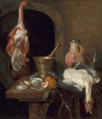 Préparatifs pour un repas, 1664 - Abraham Hendricksz van Beyeren