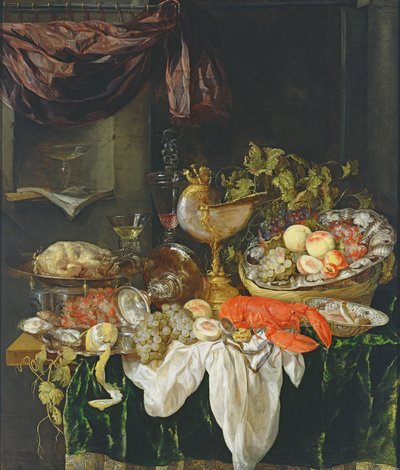 Nature morte avec fruits - Abraham Hendricksz van Beyeren
