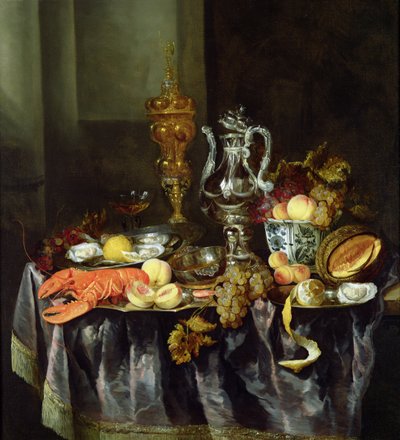 Nature morte avec fruits et crustacés - Abraham Hendricksz van Beyeren