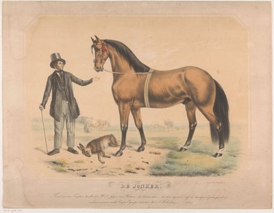 Cheval de W.L. de Jager de Wartena (De Jonker) - Abraham Hendrik Winter