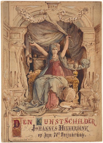 Personnification de la peinture - Abraham Henriques de Souza