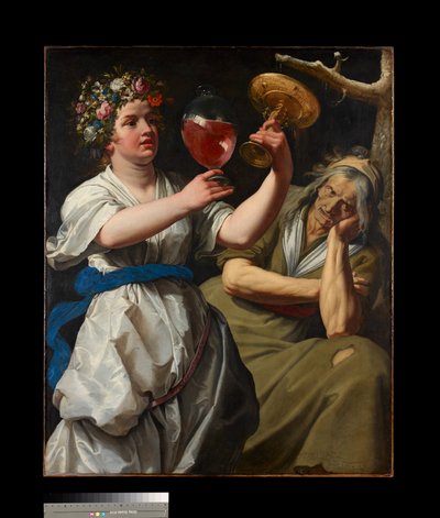Allégorie de la joie et de la mélancolie, 1628 - Abraham Janssens