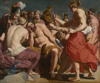 Jupiter réprimandé par Vénus - Abraham Janssens