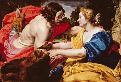 Retour de la chasse ou, Méléagre et Atalante - Abraham Janssens van Nuyssen